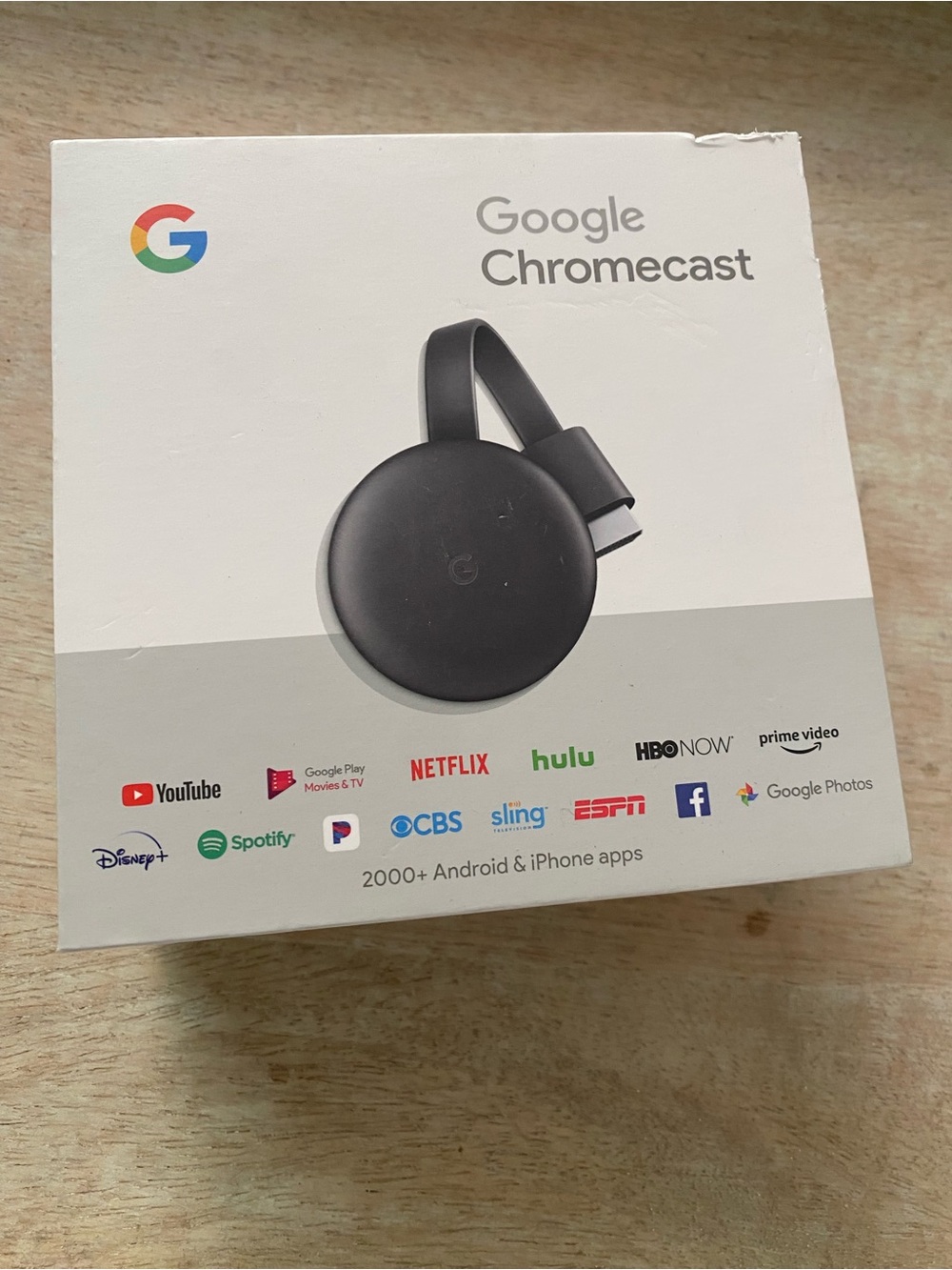 Google Chromecast Streaming Media Player - Black